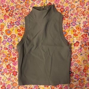 Athleta Mockneck Ribbed Tank Top